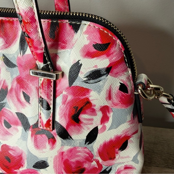 KATE SPADE New York Cedar Street Rose Maise Satchel Floral Crossbody Bag Flowers - Picture 4 of 16